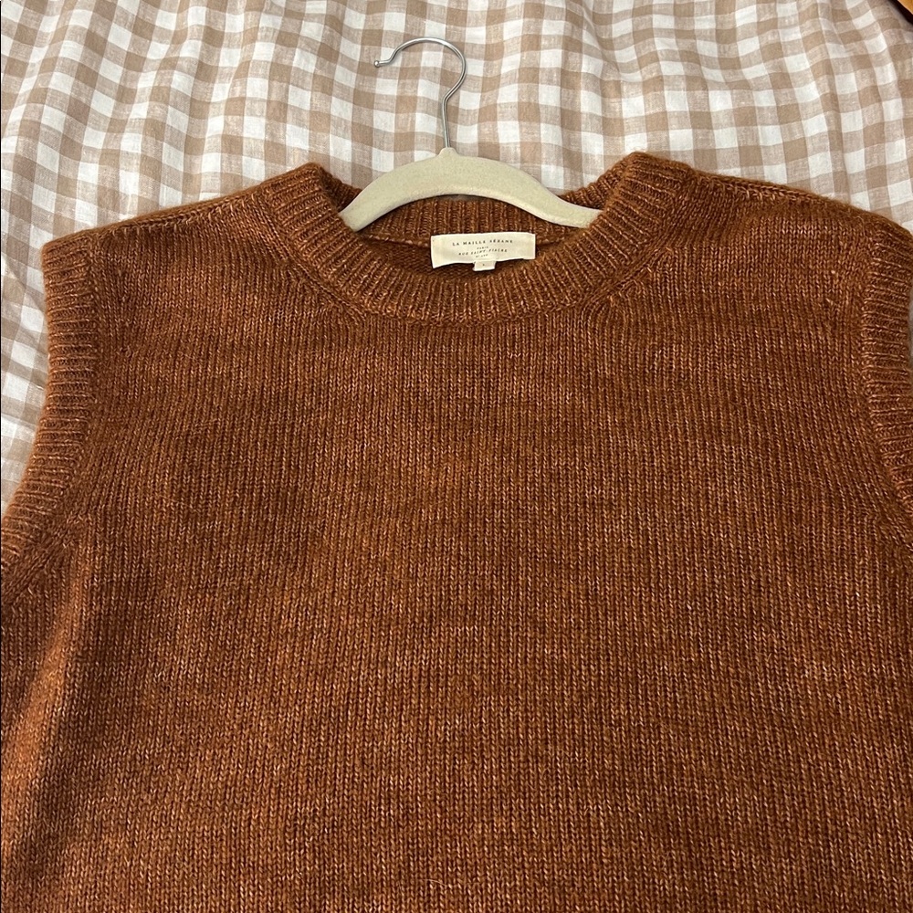 Sezane Brown Knit Vest - Picture 5 of 6